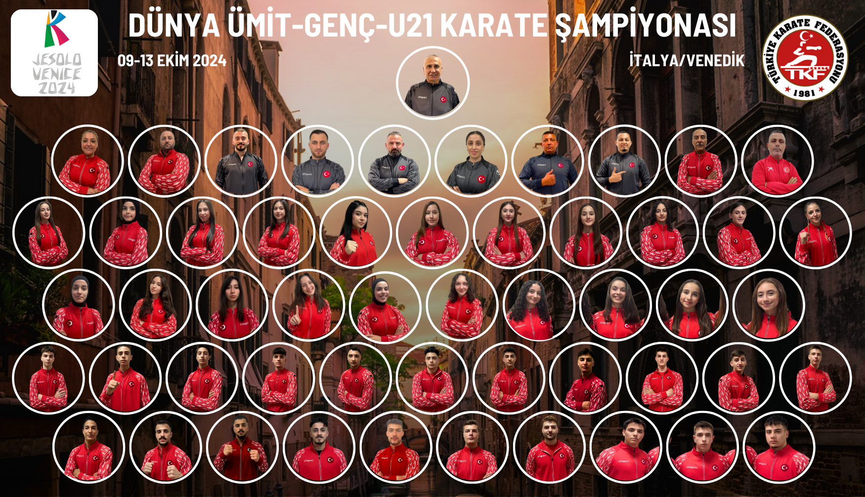 13. DÜNYA ÜMİT, GENÇ, U21 KARATE ŞAMPİYONASI